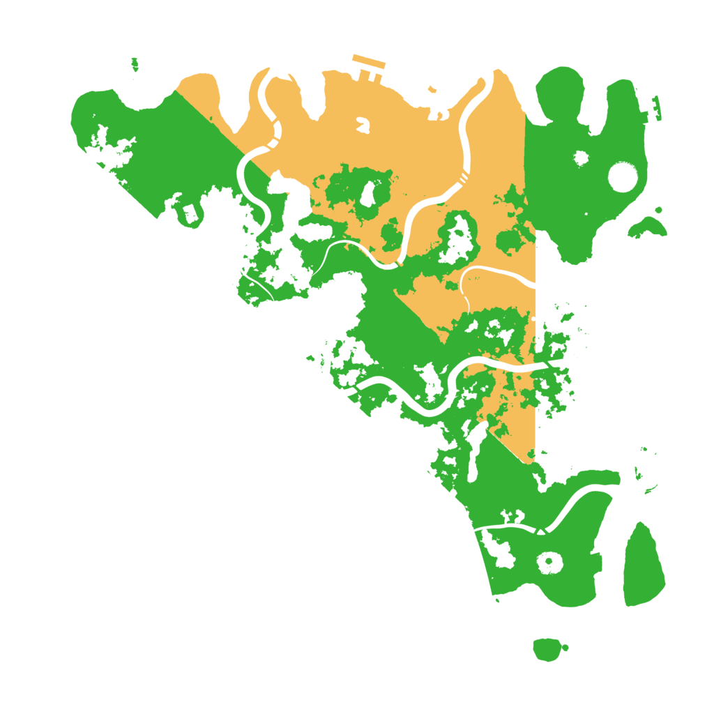 Biome Rust Map: Procedural Map, Size: 4350, Seed: 6062025
