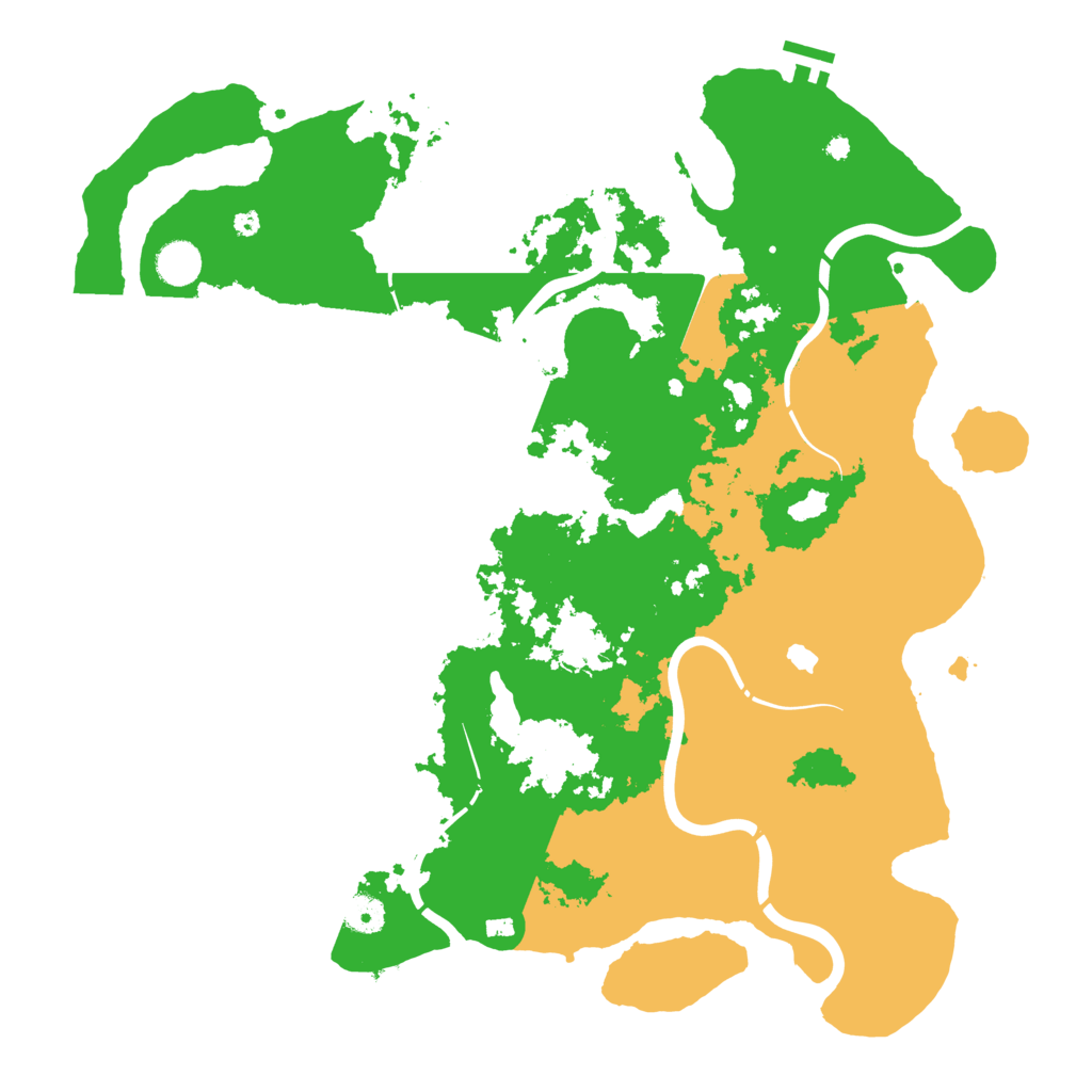 Biome Rust Map: Procedural Map, Size: 4250, Seed: 23140029