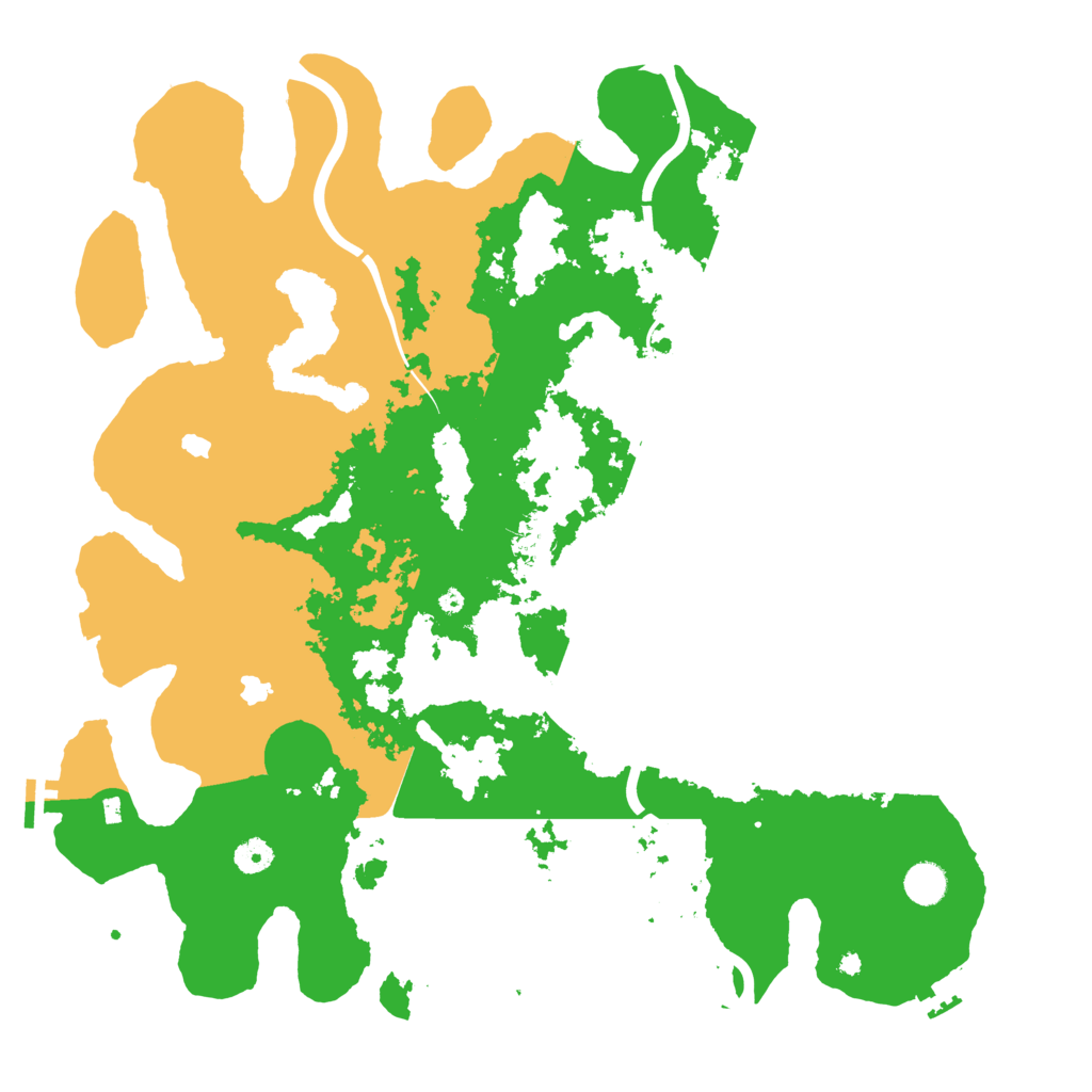 Biome Rust Map: Procedural Map, Size: 4500, Seed: 1054361446