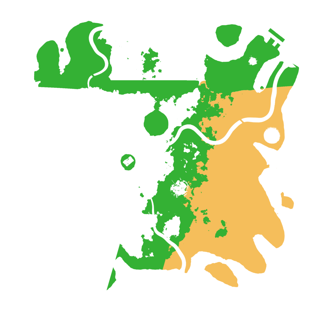 Biome Rust Map: Procedural Map, Size: 3500, Seed: 1489166938