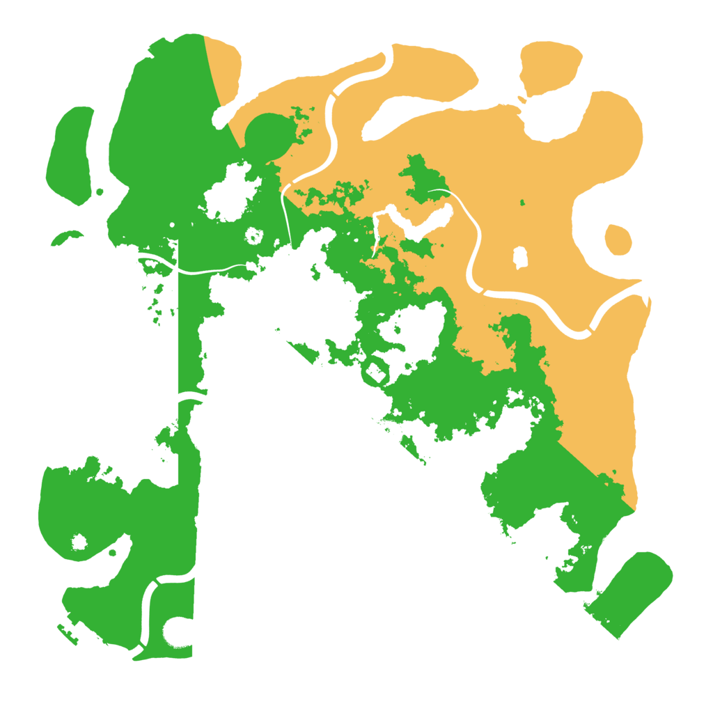 Biome Rust Map: Procedural Map, Size: 4050, Seed: 571131686
