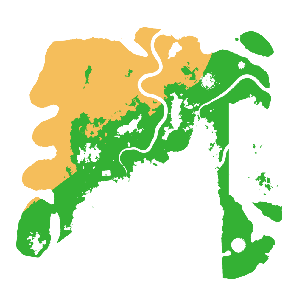 Biome Rust Map: Procedural Map, Size: 3750, Seed: 285410481