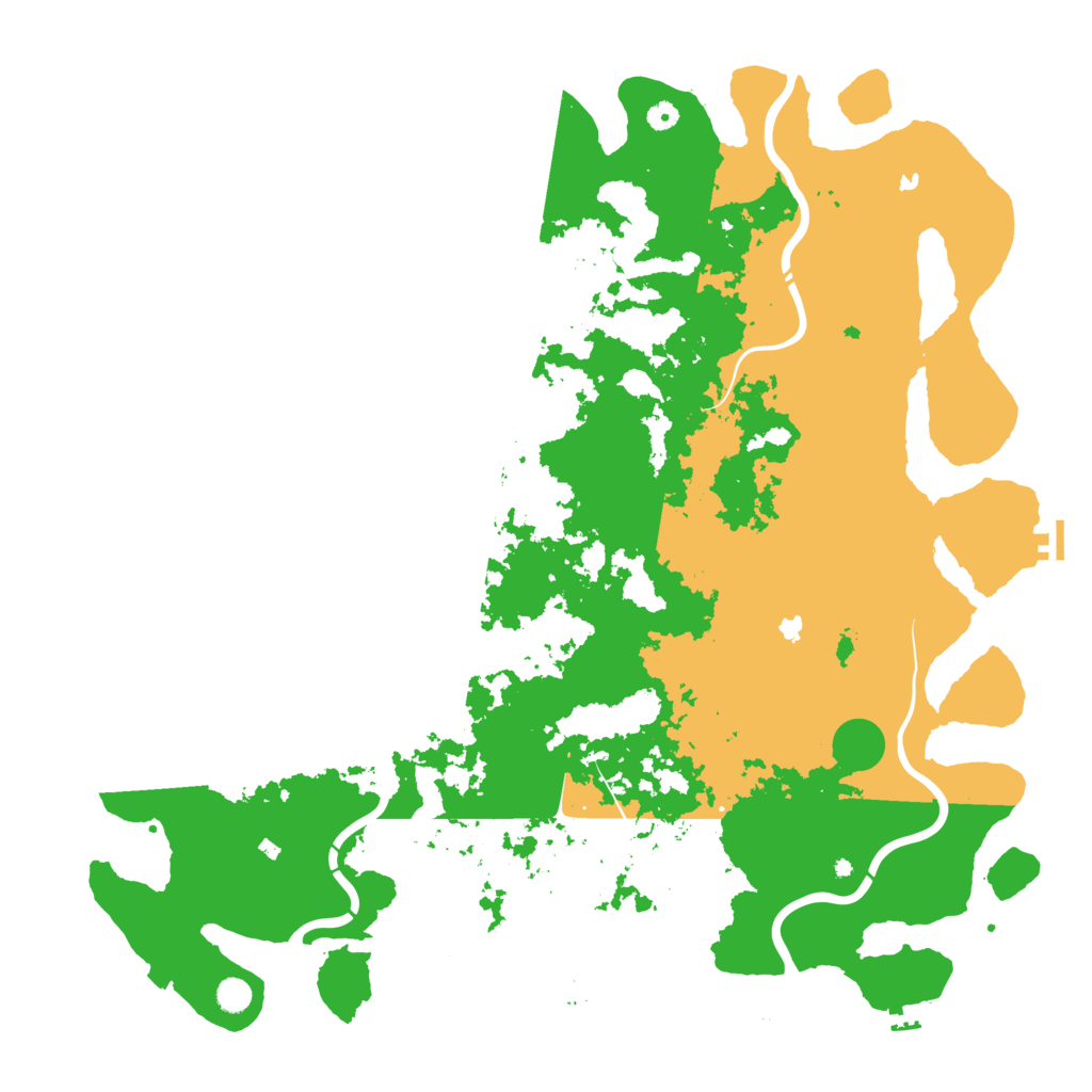 Biome Rust Map: Procedural Map, Size: 5500, Seed: 31525376