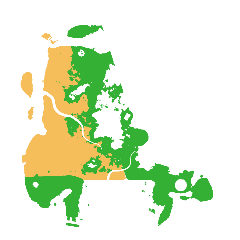 Biome Rust Map: Procedural Map, Size: 3700, Seed: 1554297324
