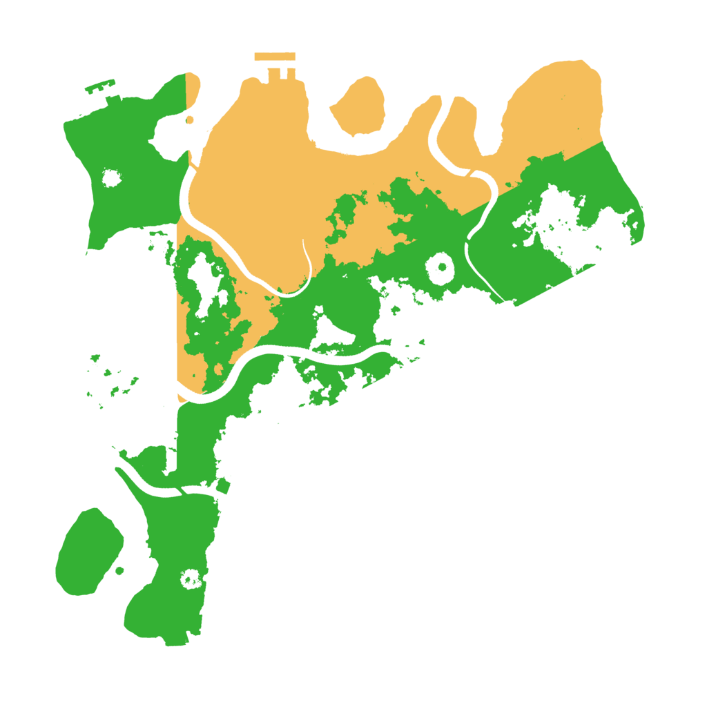 Biome Rust Map: Procedural Map, Size: 3500, Seed: 2765081