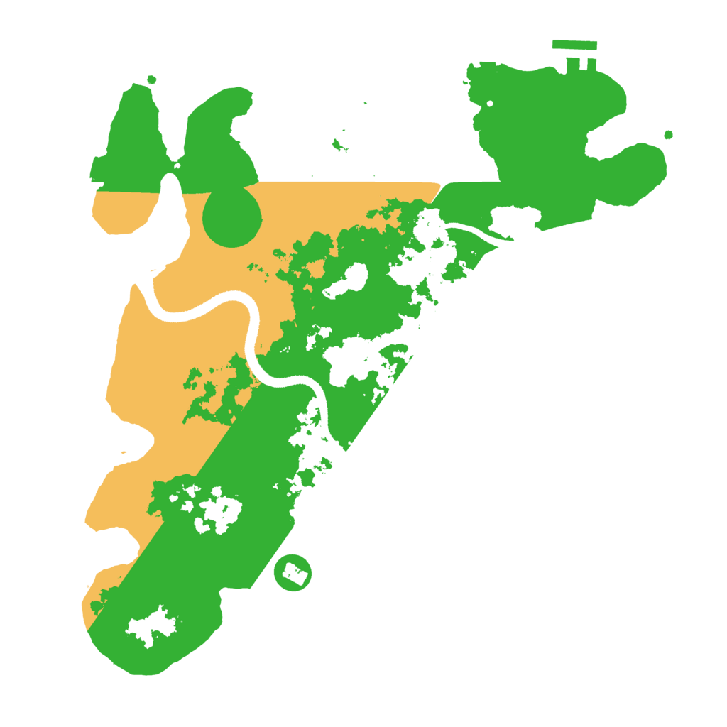 Biome Rust Map: Procedural Map, Size: 3300, Seed: 591207138