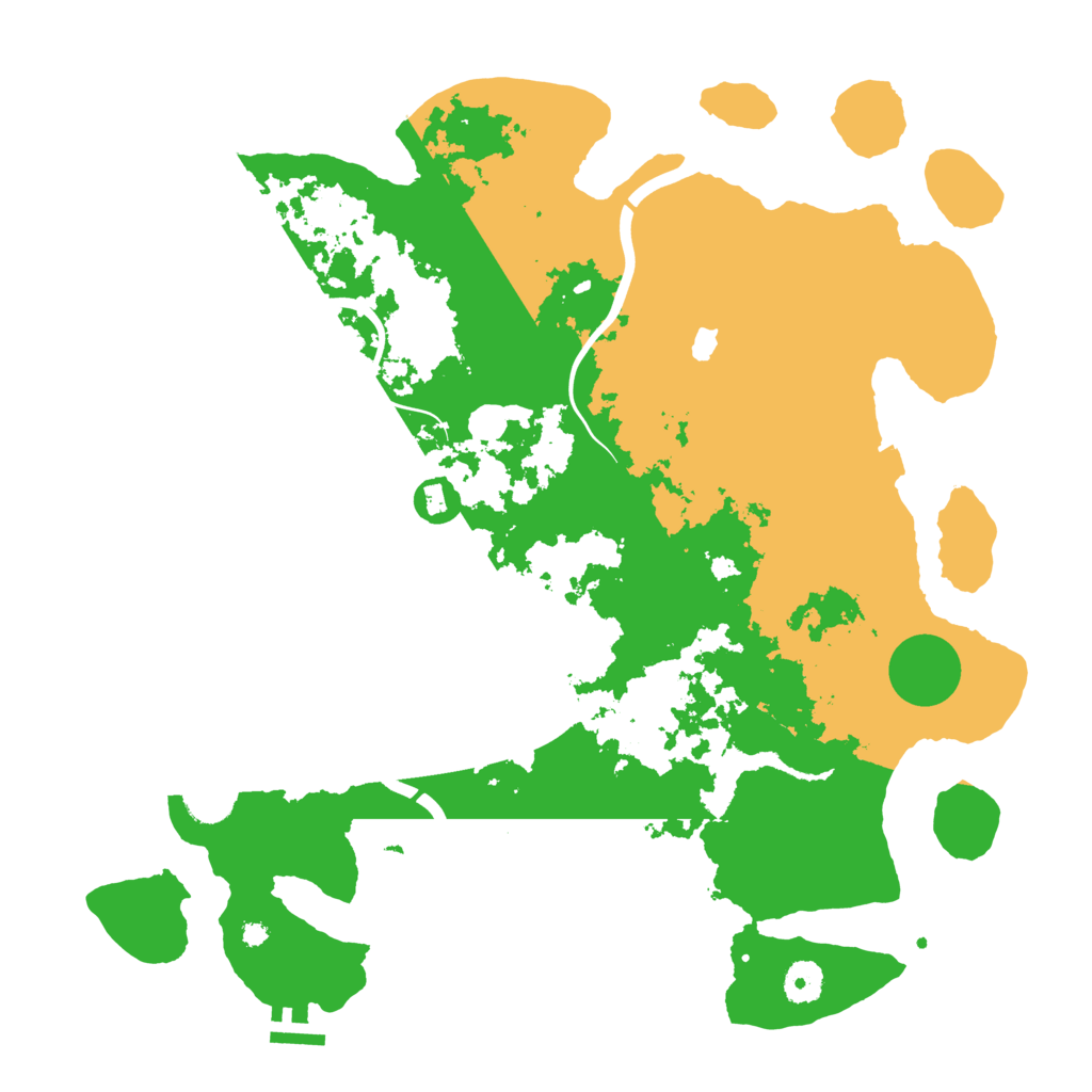 Biome Rust Map: Procedural Map, Size: 4000, Seed: 1485798170