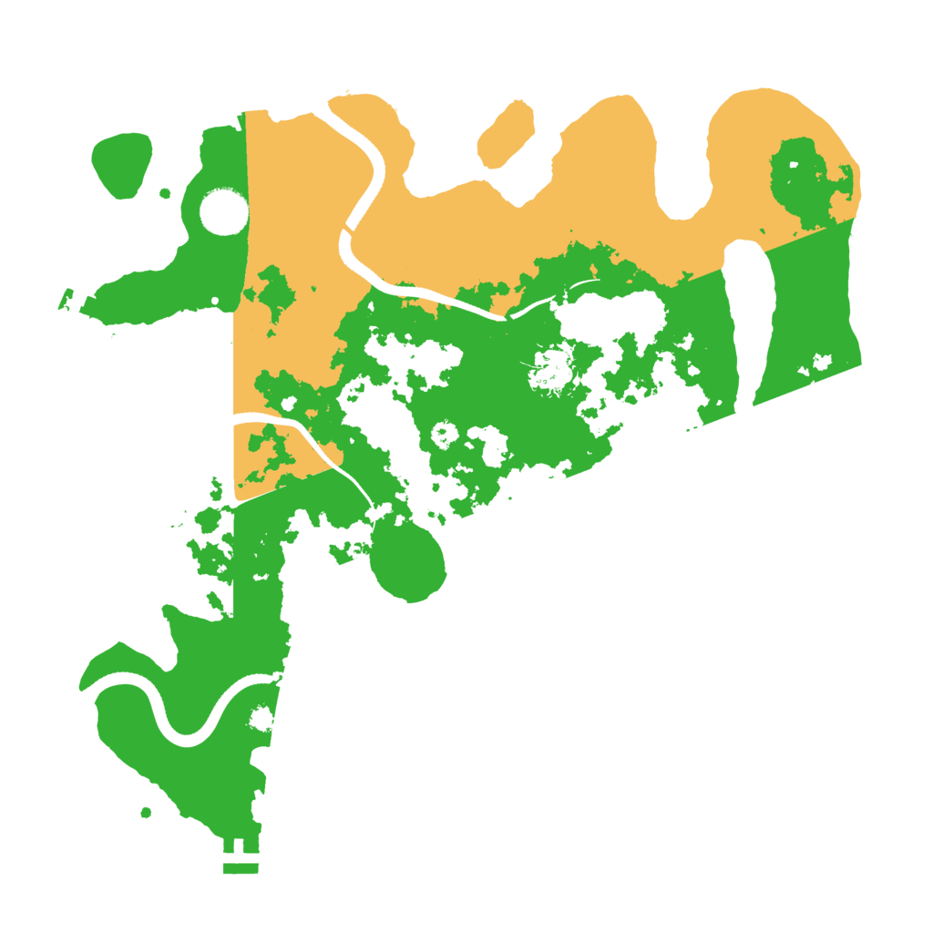 Biome Rust Map: Procedural Map, Size: 3500, Seed: 303187438