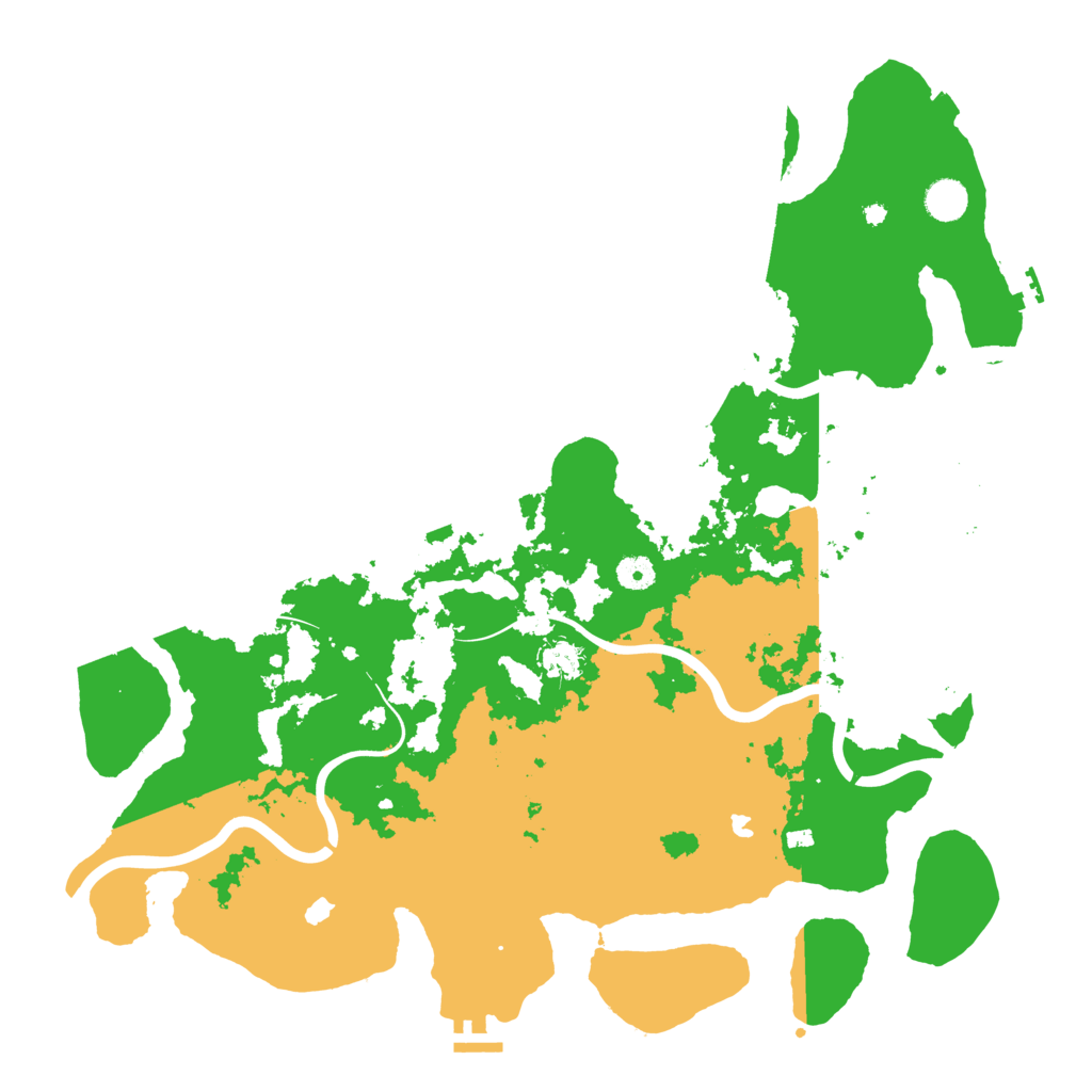 Biome Rust Map: Procedural Map, Size: 4500, Seed: 1197608992