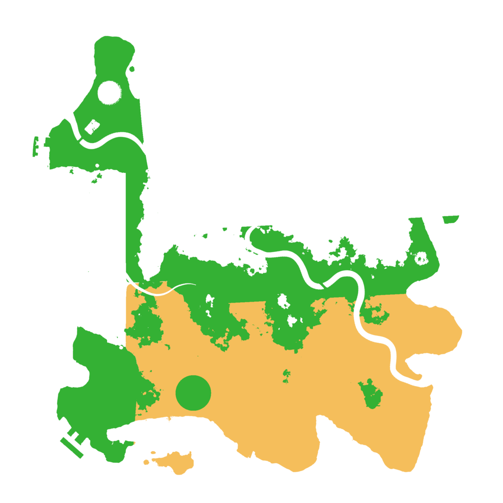 Biome Rust Map: Procedural Map, Size: 3750, Seed: 199853287