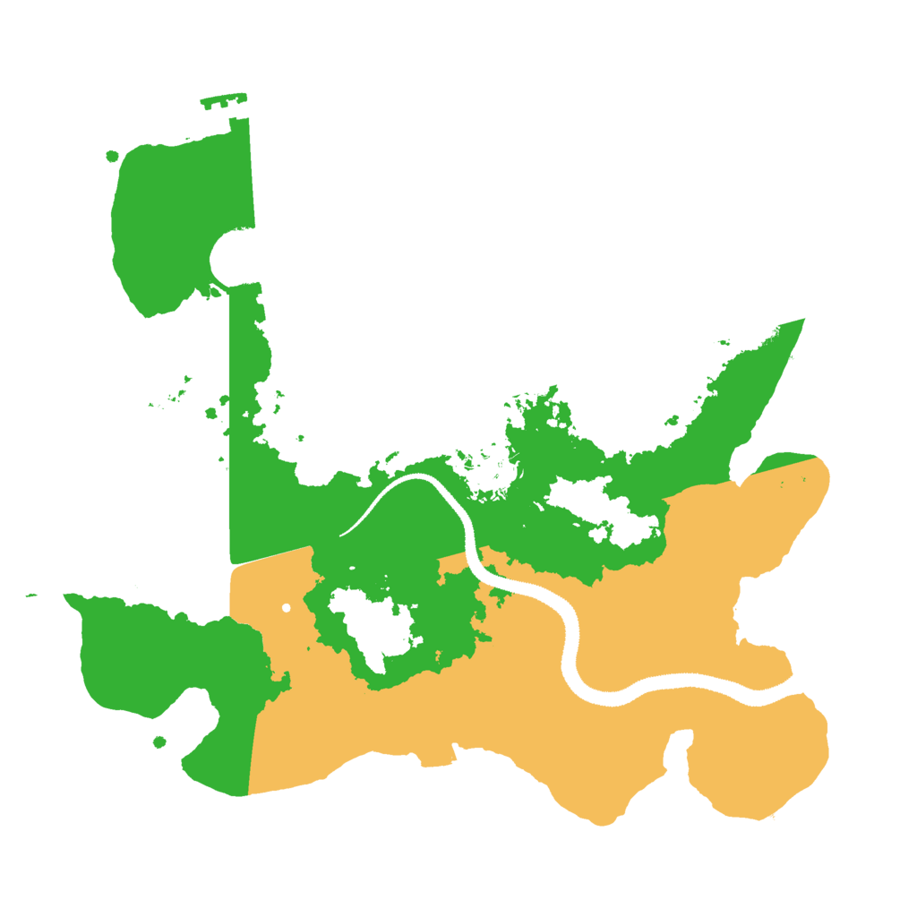 Biome Rust Map: Procedural Map, Size: 3000, Seed: 263119963