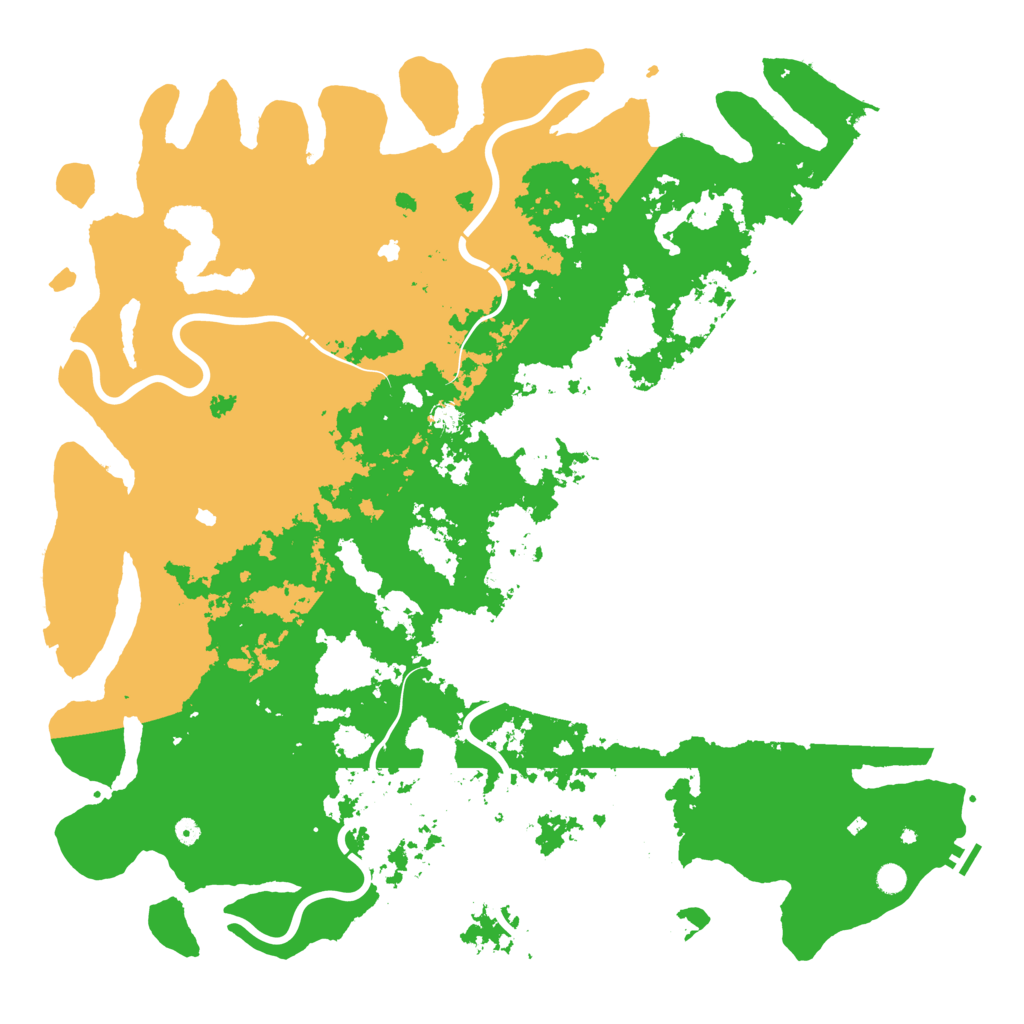 Biome Rust Map: Procedural Map, Size: 6000, Seed: 427180254