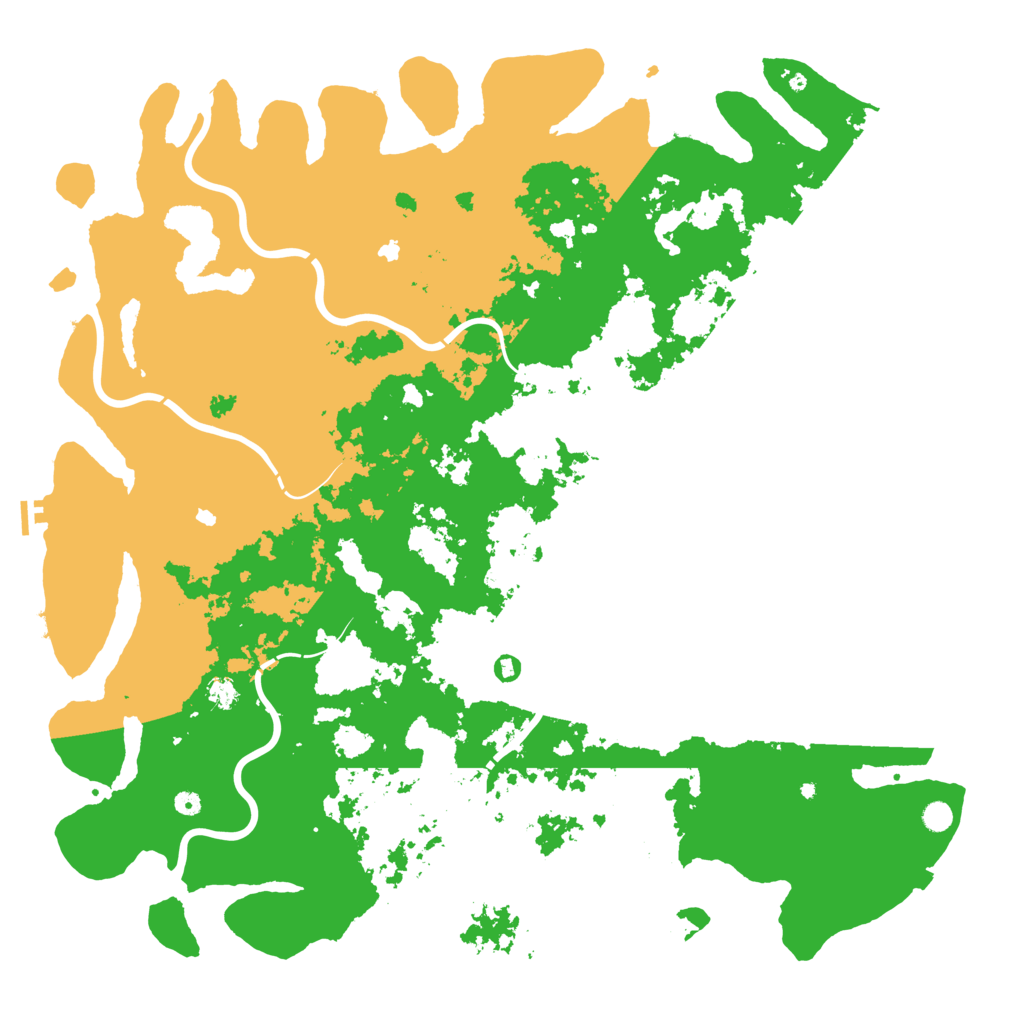 Biome Rust Map: Procedural Map, Size: 6000, Seed: 427180254
