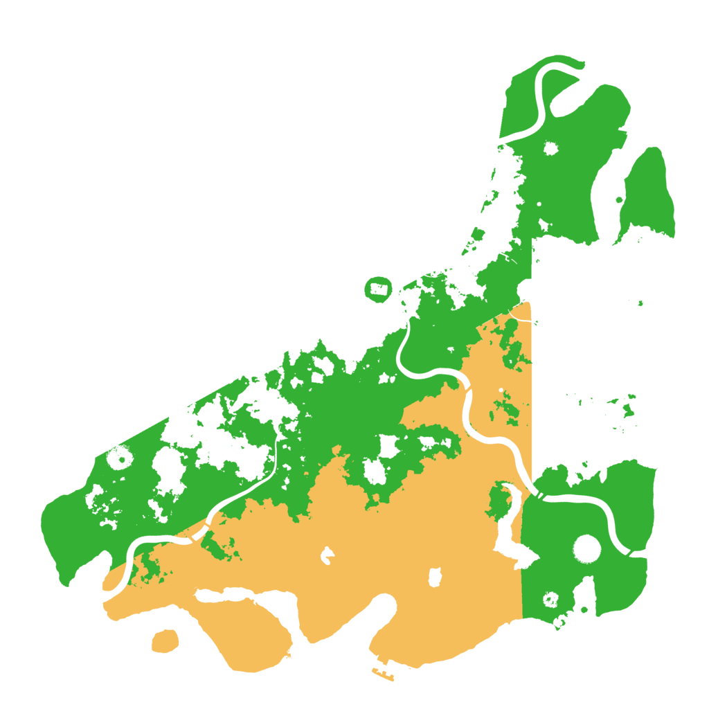 Biome Rust Map: Procedural Map, Size: 4500, Seed: 275301993