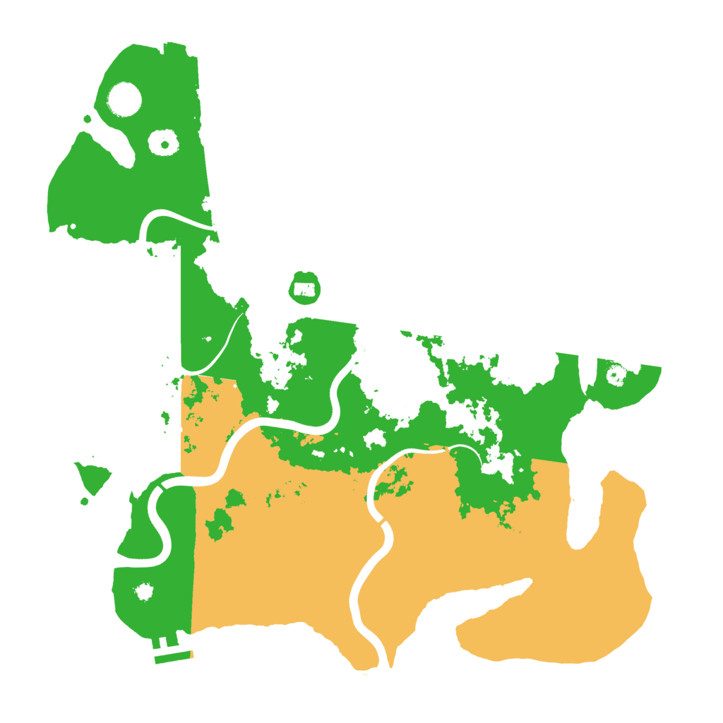 Biome Rust Map: Procedural Map, Size: 3750, Seed: 1685159971
