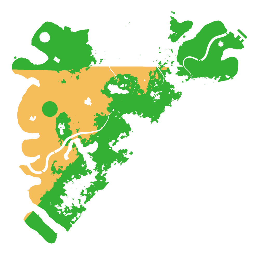 Biome Rust Map: Procedural Map, Size: 4500, Seed: 1234213