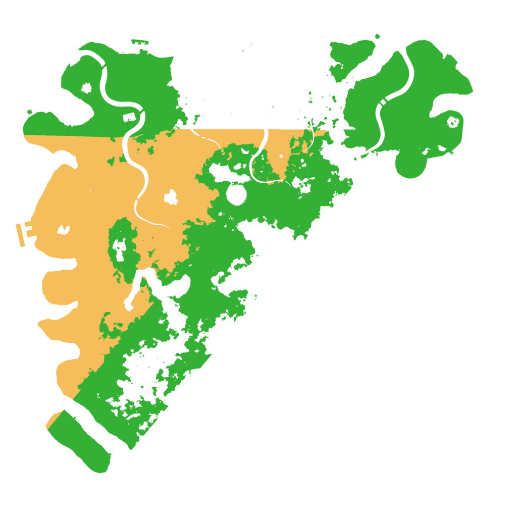 Biome Rust Map: Procedural Map, Size: 4500, Seed: 1234213