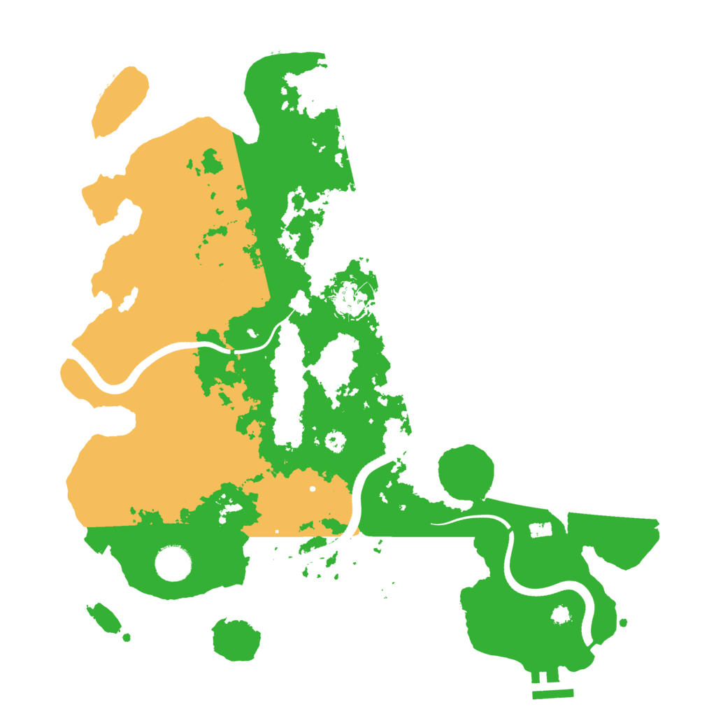 Biome Rust Map: Procedural Map, Size: 3500, Seed: 1482726233