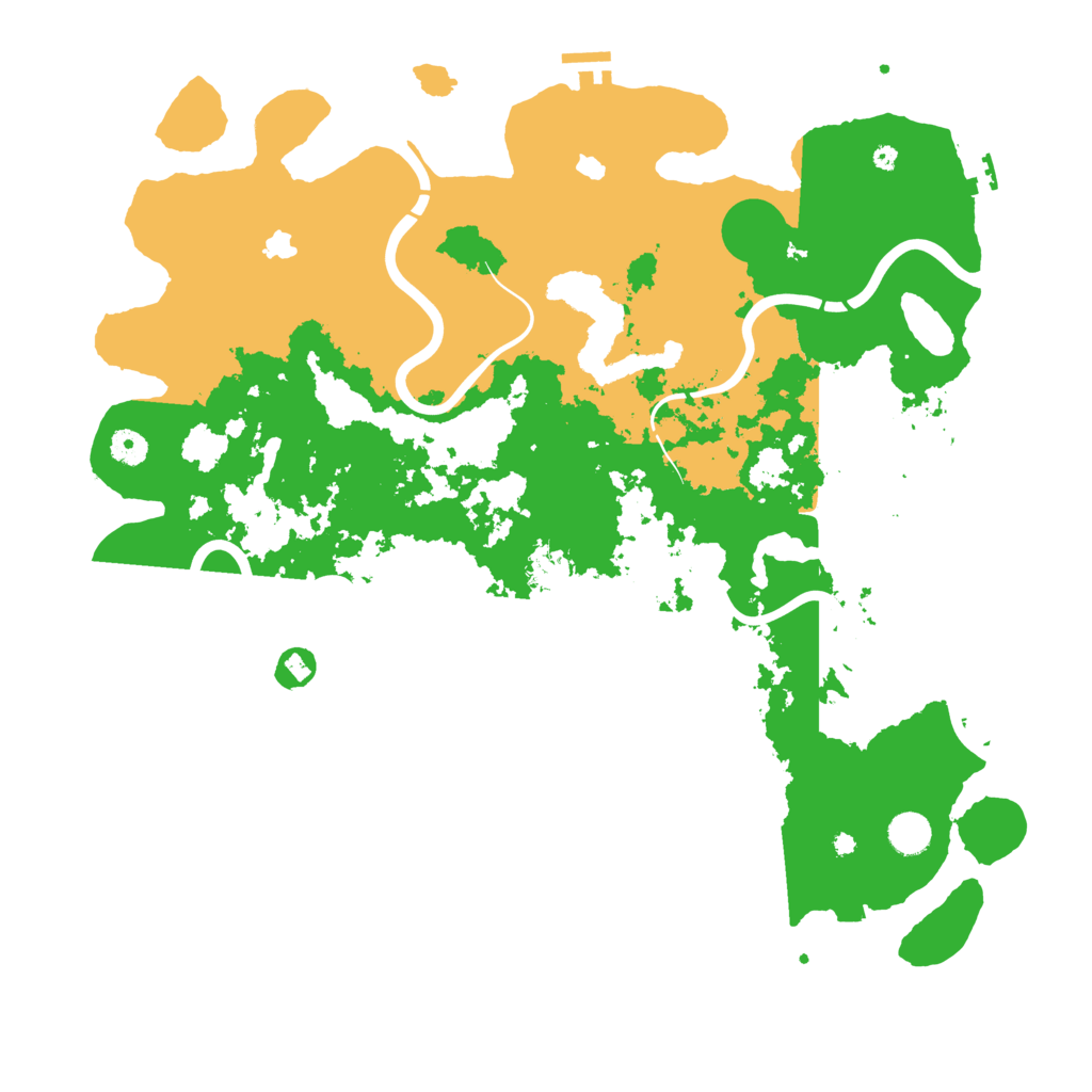 Biome Rust Map: Procedural Map, Size: 4500, Seed: 1370052062