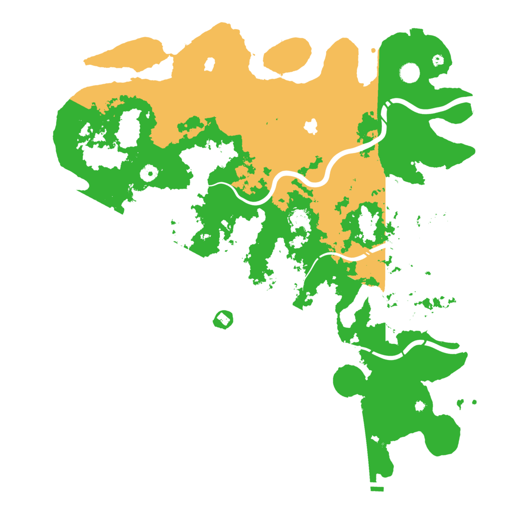 Biome Rust Map: Procedural Map, Size: 4500, Seed: 1989835219