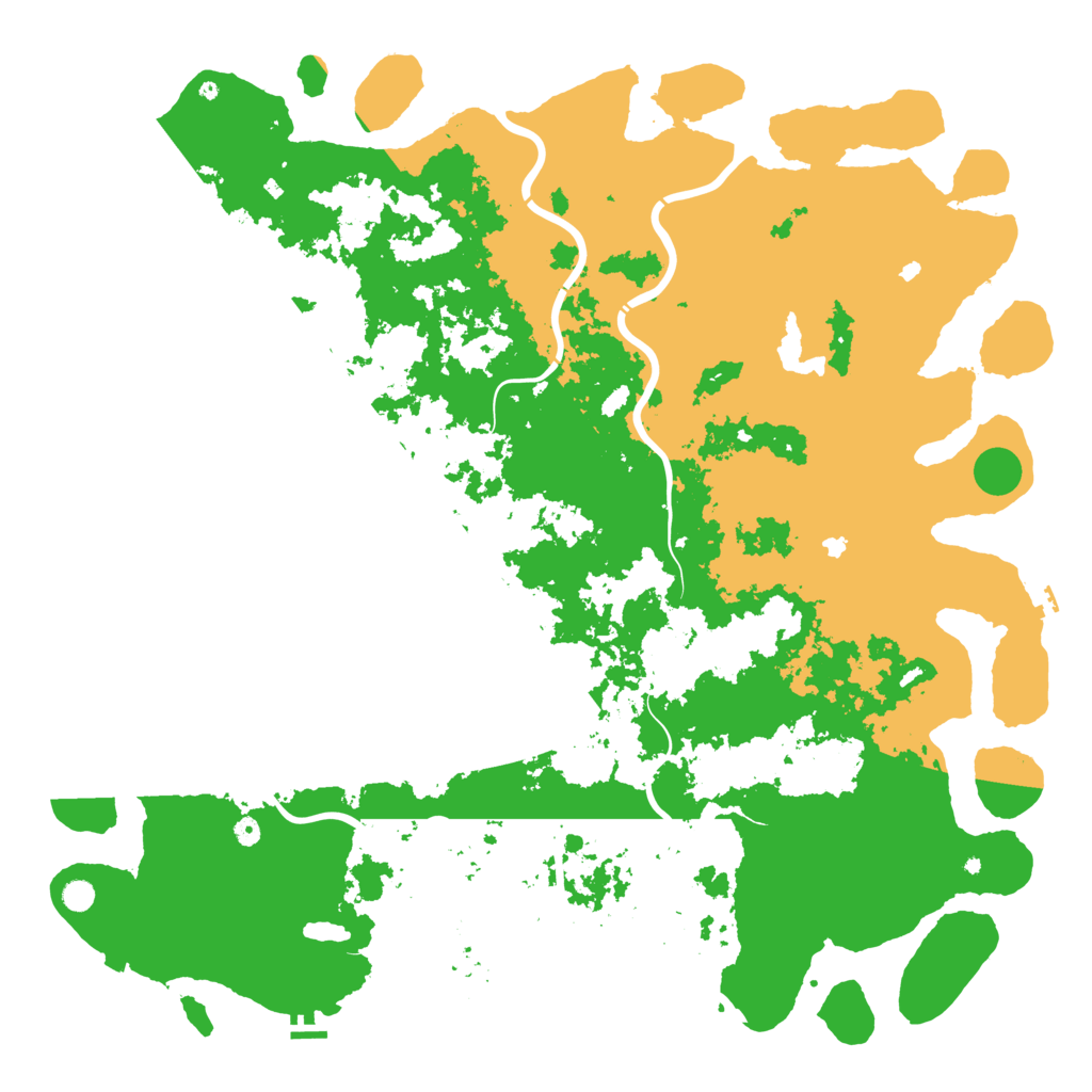 Biome Rust Map: Procedural Map, Size: 6000, Seed: 85324