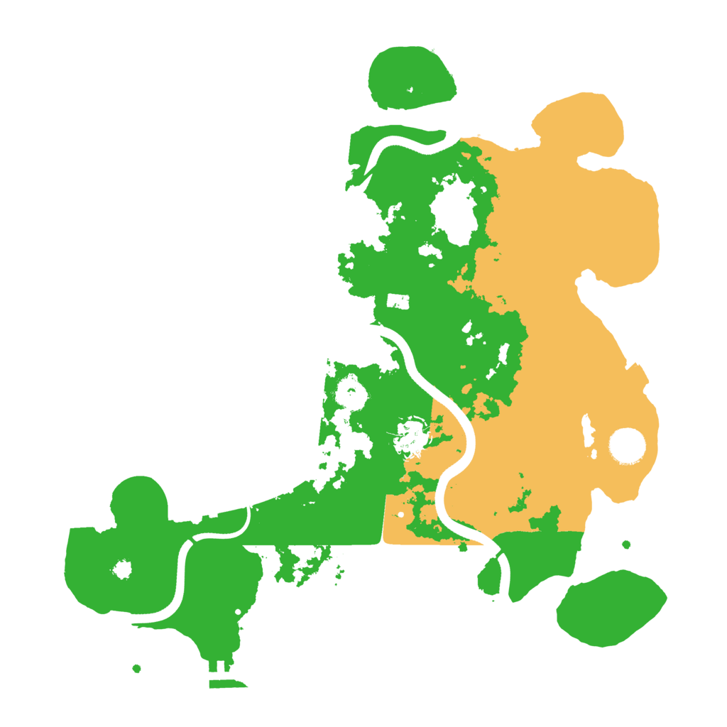 Biome Rust Map: Procedural Map, Size: 3500, Seed: 4997070