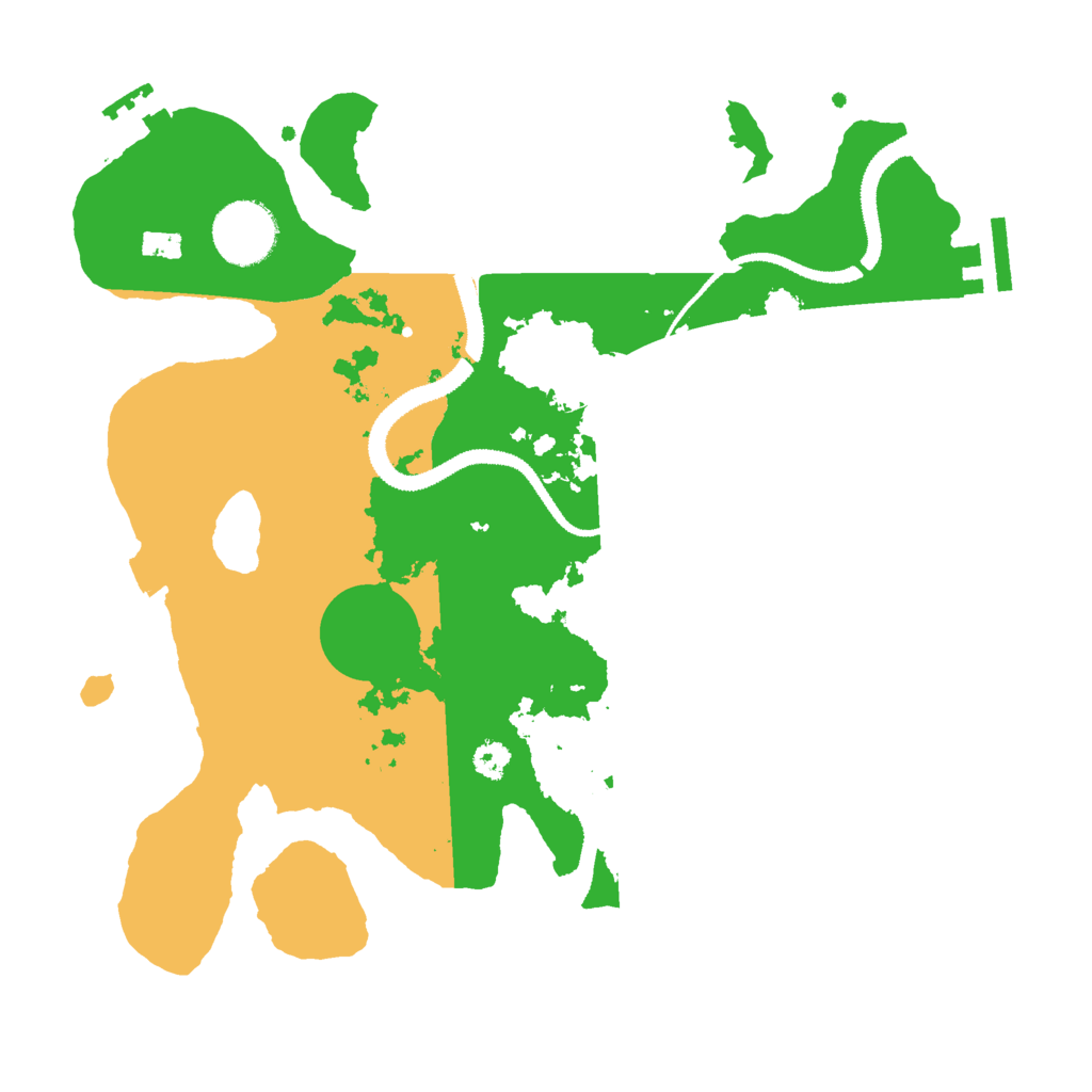 Biome Rust Map: Procedural Map, Size: 3000, Seed: 1590614070