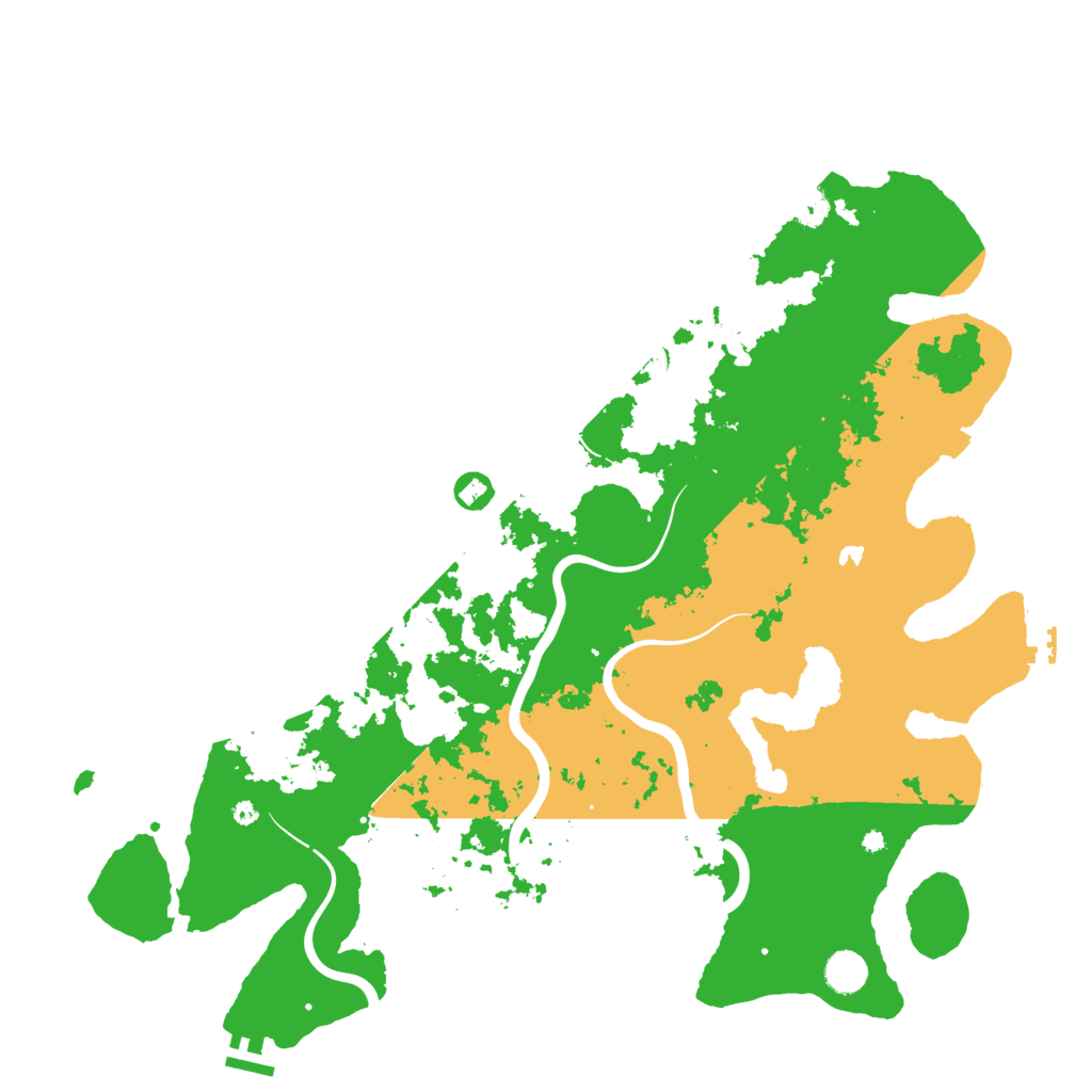 Biome Rust Map: Procedural Map, Size: 4500, Seed: 934633815