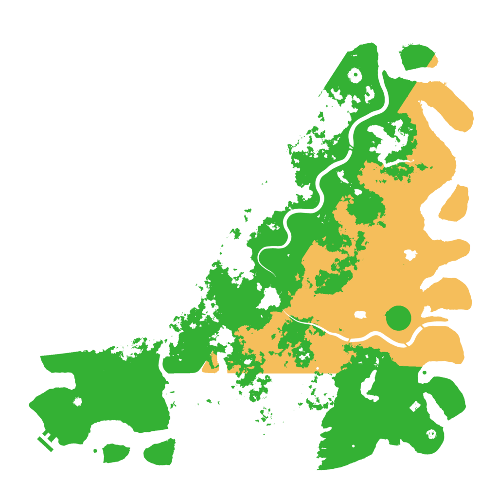 Biome Rust Map: Procedural Map, Size: 5250, Seed: 667161627