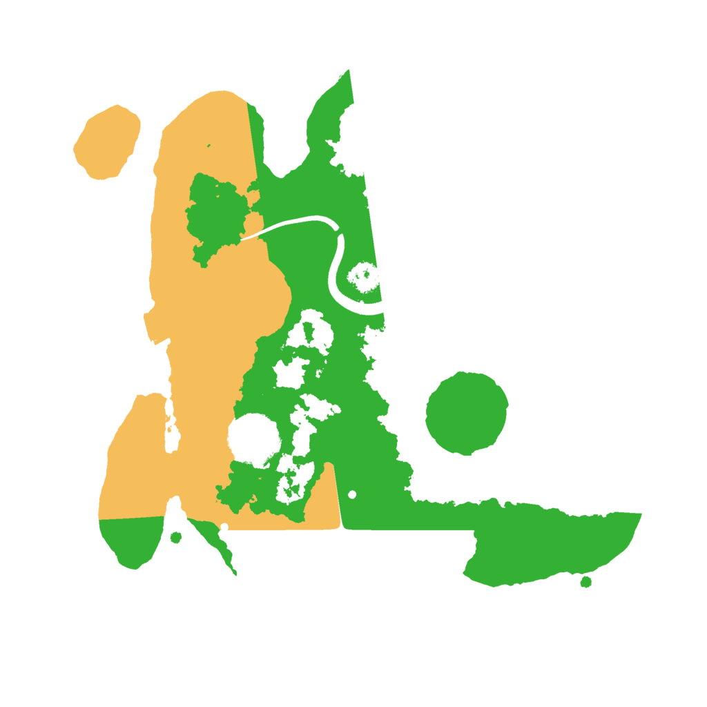 Biome Rust Map: Procedural Map, Size: 2500, Seed: 356927352
