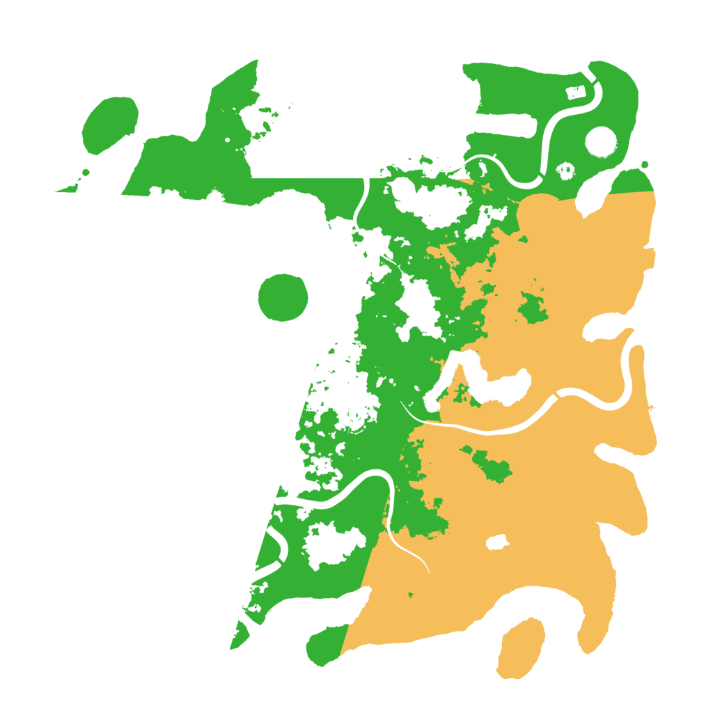 Biome Rust Map: Procedural Map, Size: 4050, Seed: 299831696