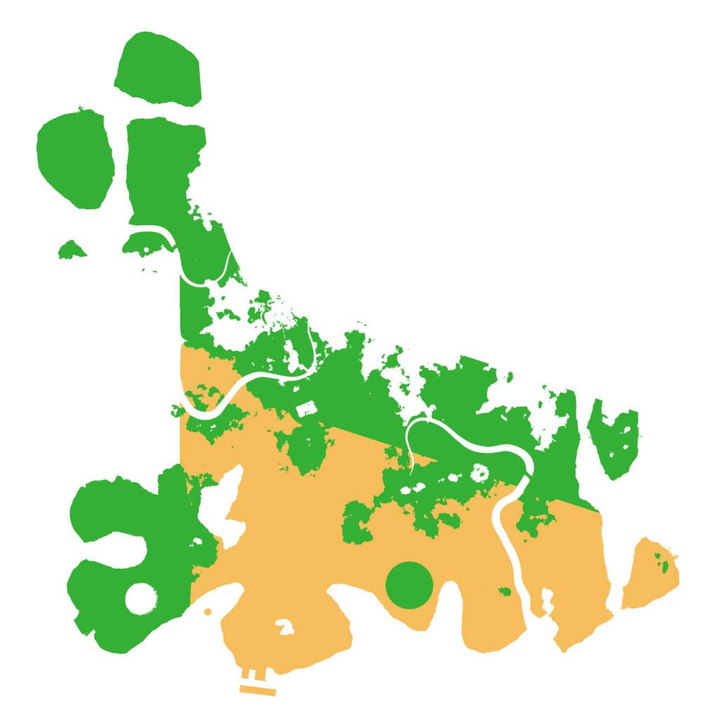 Biome Rust Map: Procedural Map, Size: 4000, Seed: 28187526