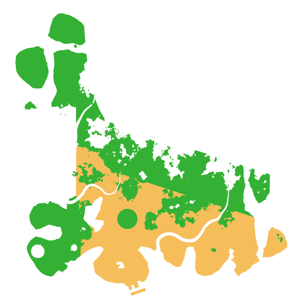 Biome Rust Map: Procedural Map, Size: 4000, Seed: 28187526