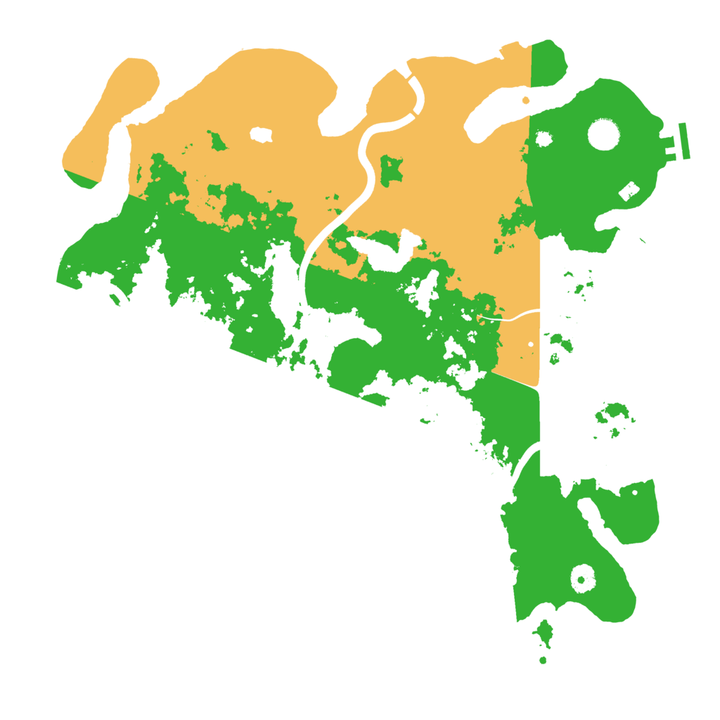 Biome Rust Map: Procedural Map, Size: 4000, Seed: 2797