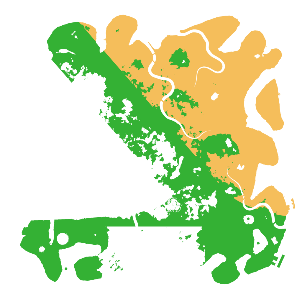 Biome Rust Map: Procedural Map, Size: 4500, Seed: 56904757