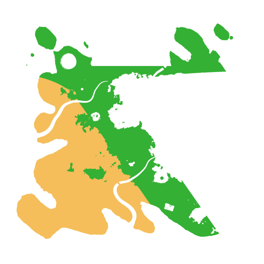 Biome Rust Map: Procedural Map, Size: 3000, Seed: 907847871