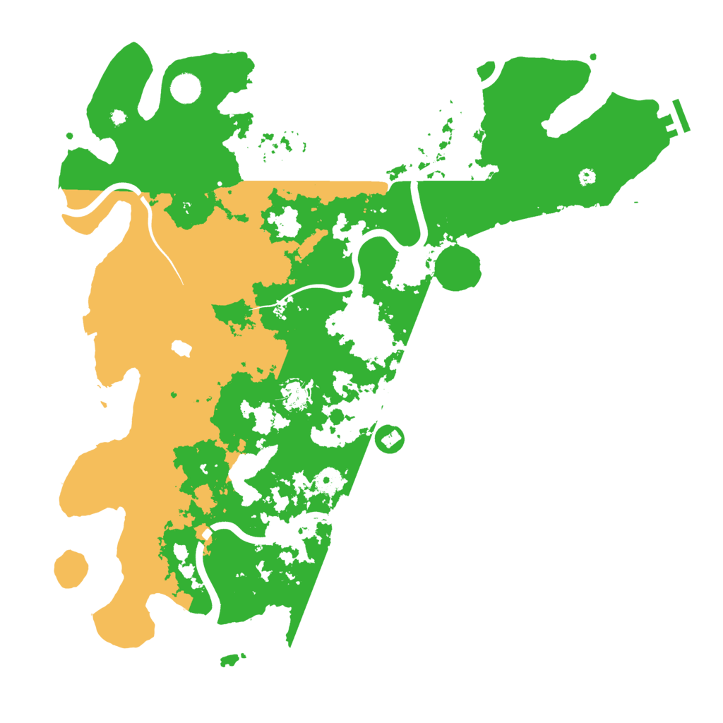 Biome Rust Map: Procedural Map, Size: 4300, Seed: 20250606