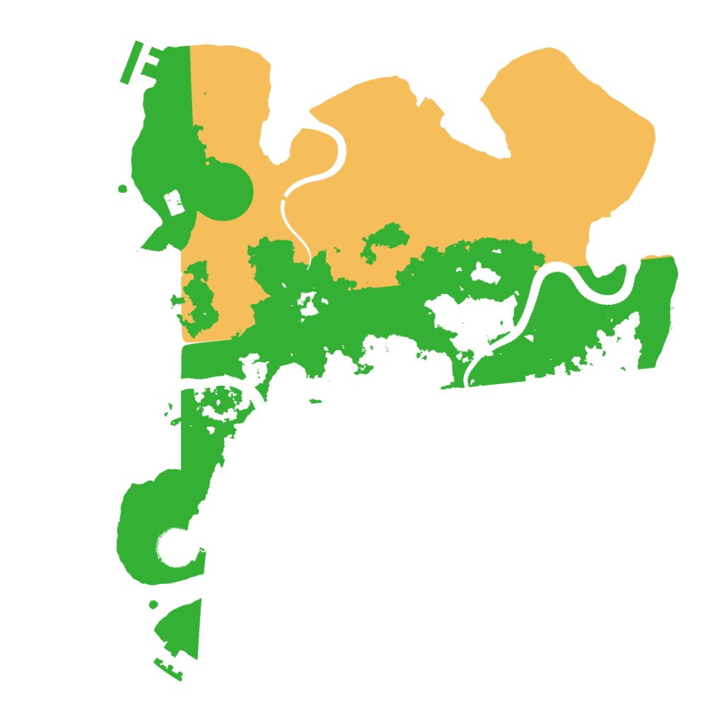 Biome Rust Map: Procedural Map, Size: 3300, Seed: 6752727