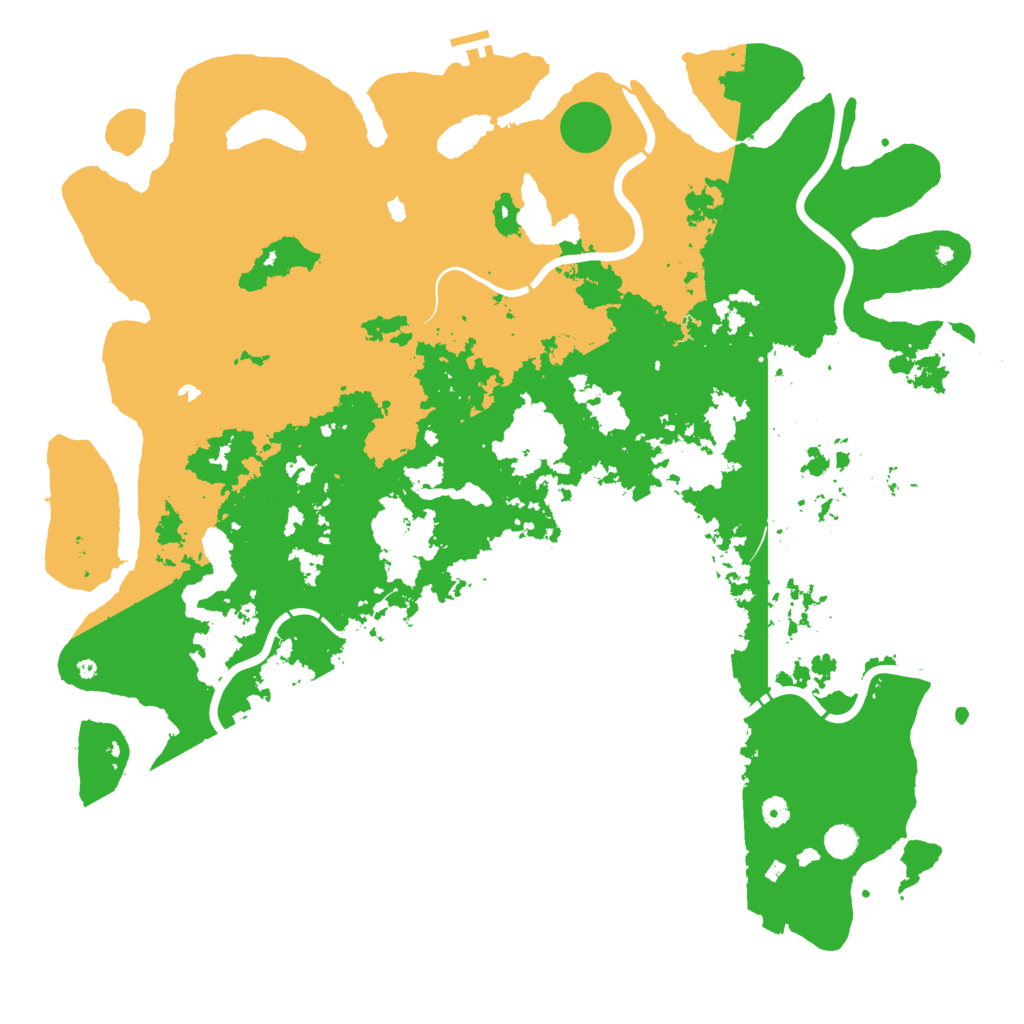 Biome Rust Map: Procedural Map, Size: 5300, Seed: 643