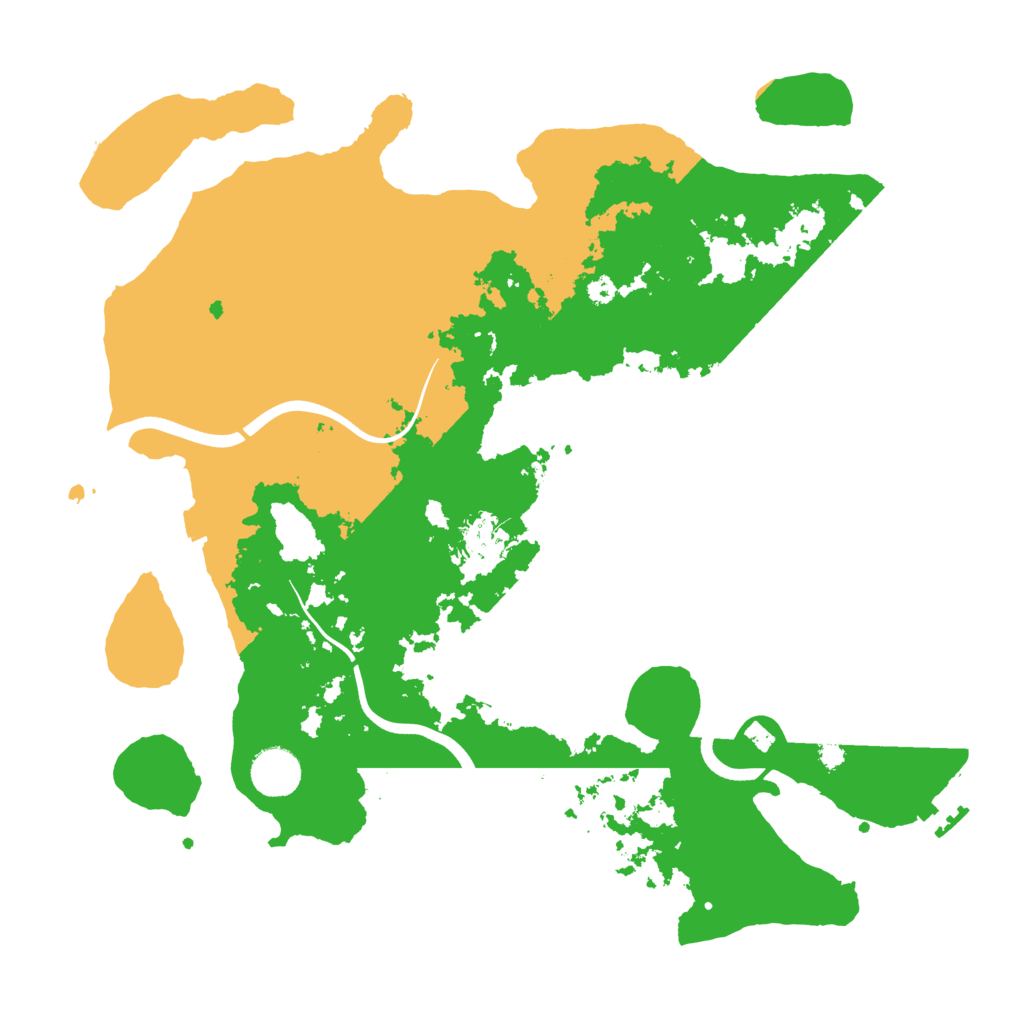 Biome Rust Map: Procedural Map, Size: 3750, Seed: 596293950