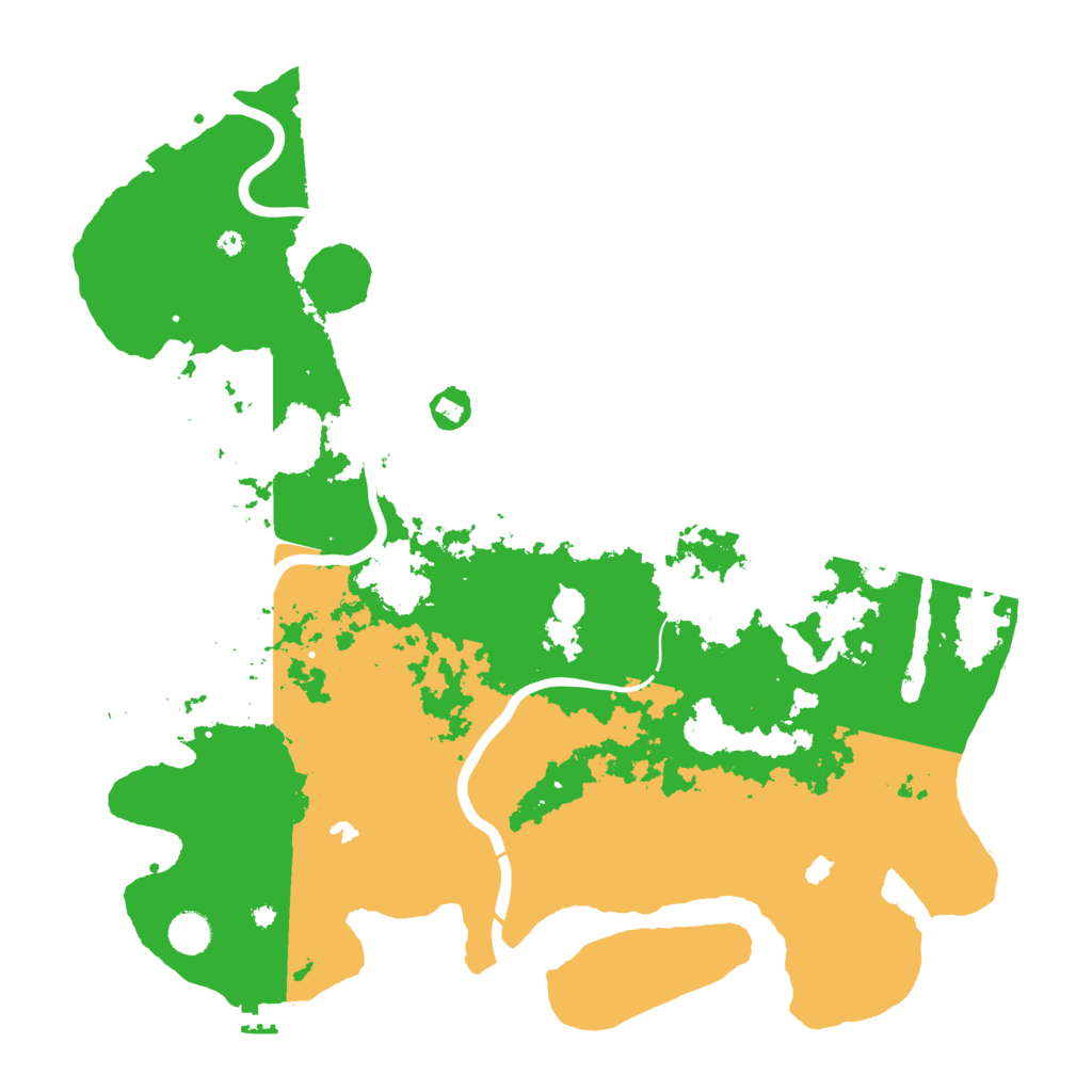 Biome Rust Map: Procedural Map, Size: 4500, Seed: 2143310567