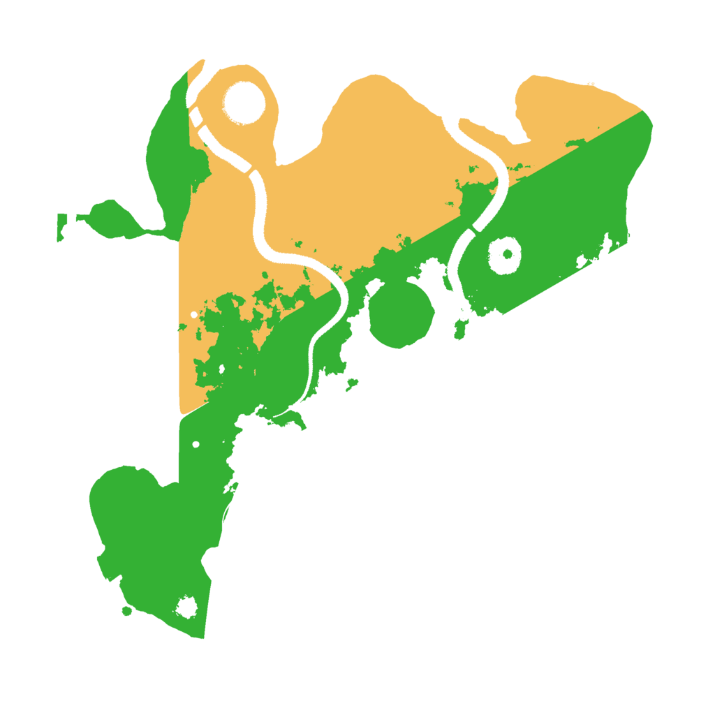 Biome Rust Map: Procedural Map, Size: 3000, Seed: 612350
