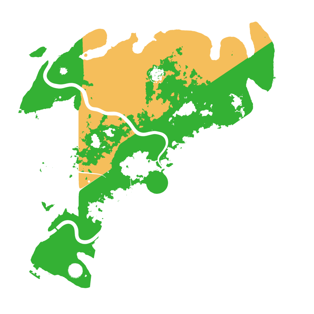 Biome Rust Map: Procedural Map, Size: 3800, Seed: 188313221