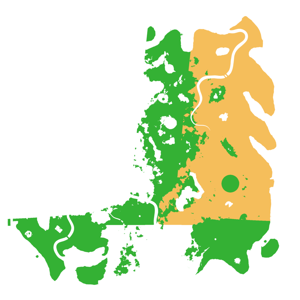 Biome Rust Map: Procedural Map, Size: 4500, Seed: 490113577
