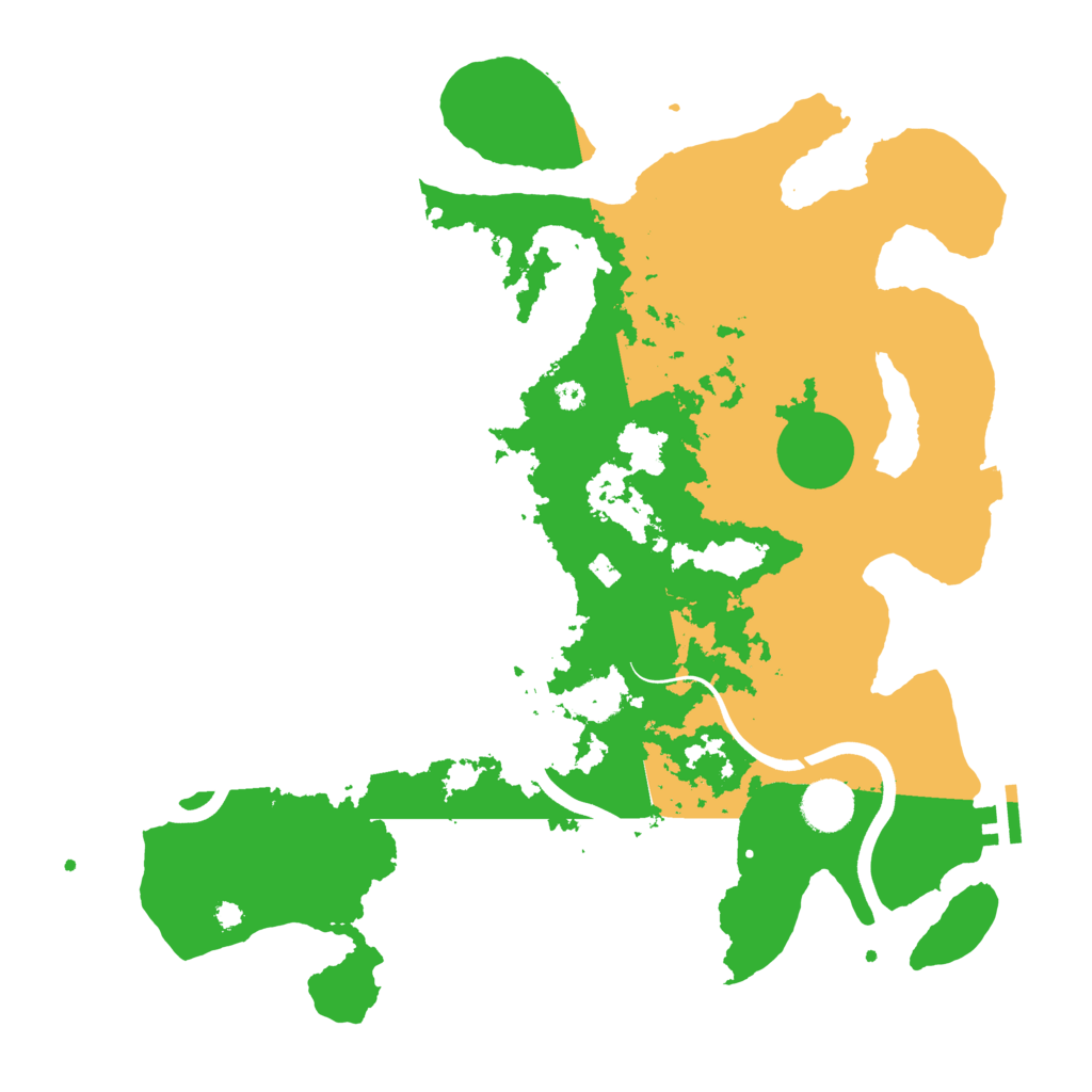 Biome Rust Map: Procedural Map, Size: 3750, Seed: 1084851234