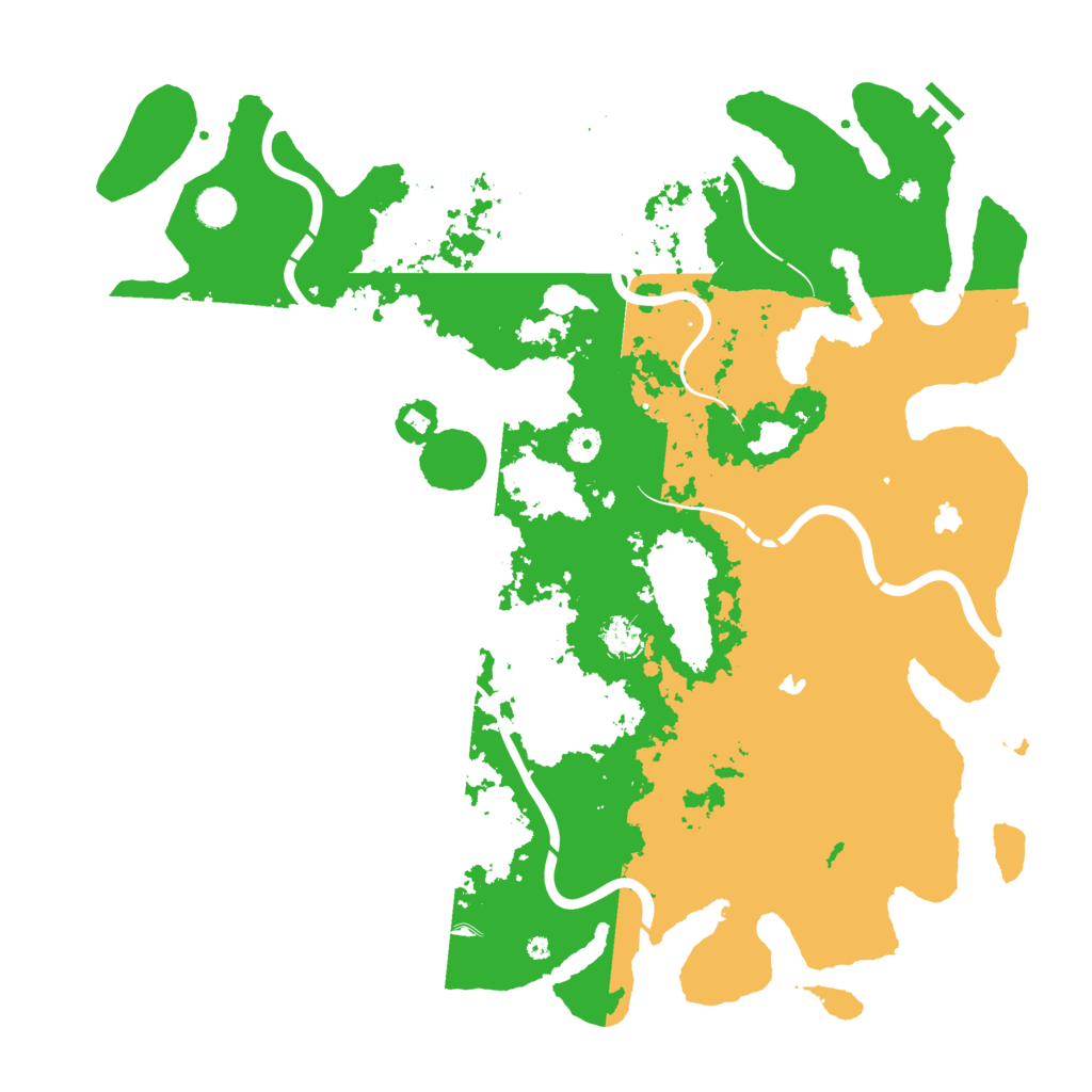 Biome Rust Map: Procedural Map, Size: 4750, Seed: 620251