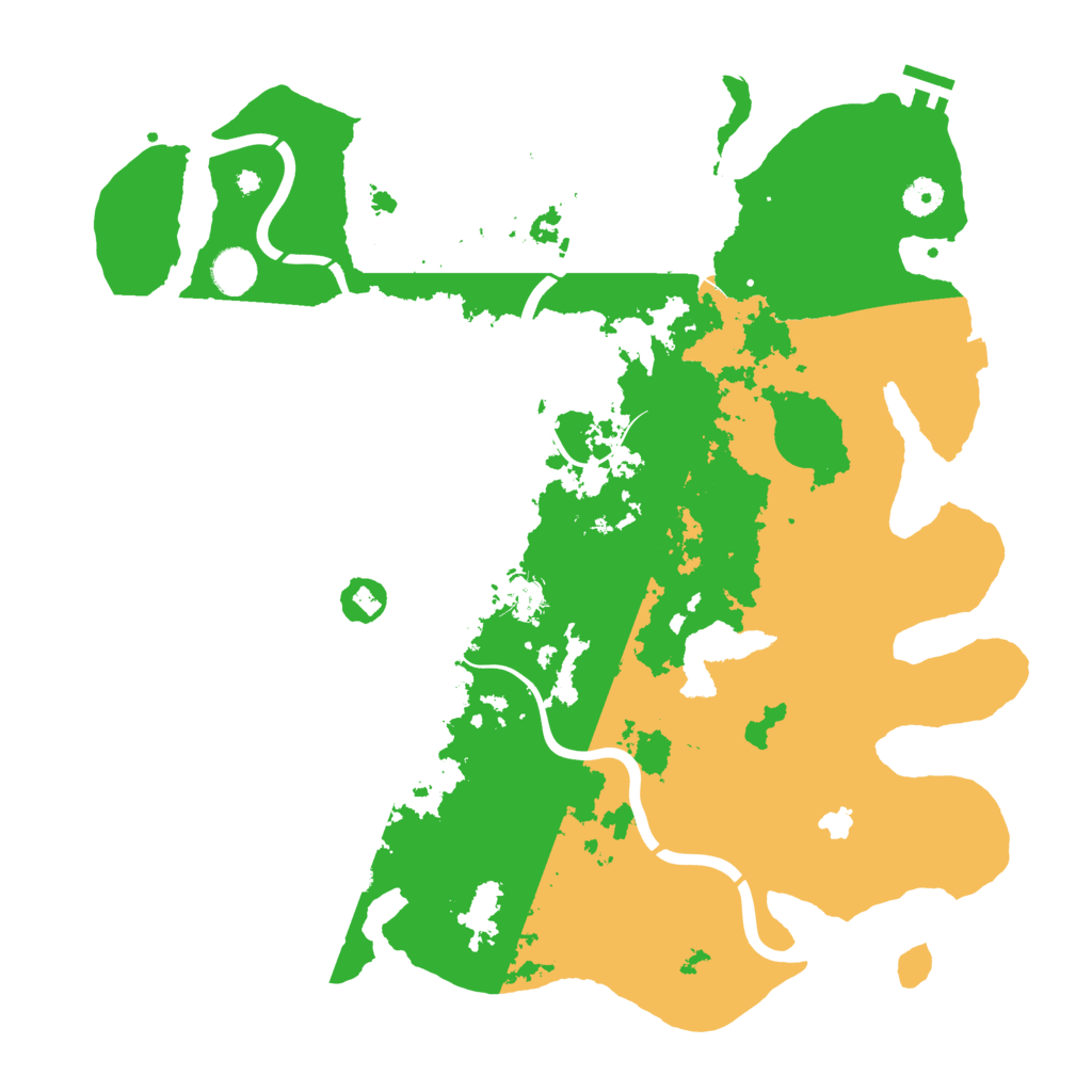 Biome Rust Map: Procedural Map, Size: 4250, Seed: 11223344