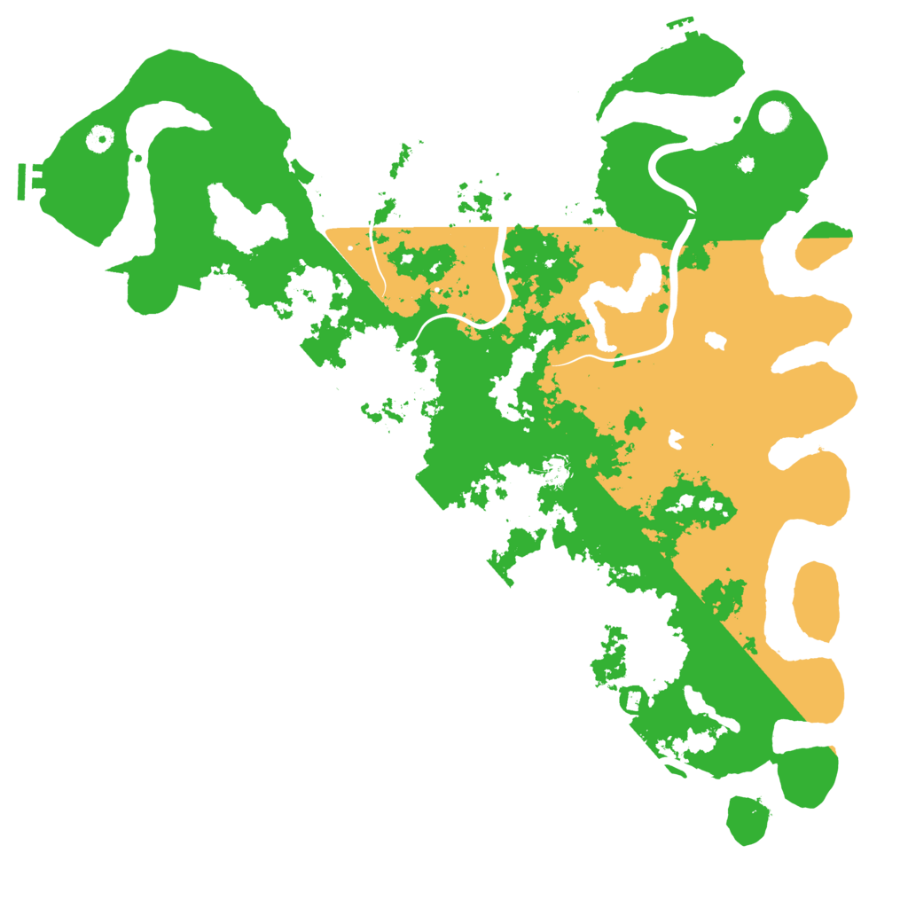 Biome Rust Map: Procedural Map, Size: 5000, Seed: 1157242424