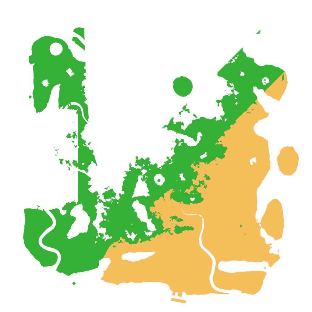 Biome Rust Map: Procedural Map, Size: 4300, Seed: 1246881692