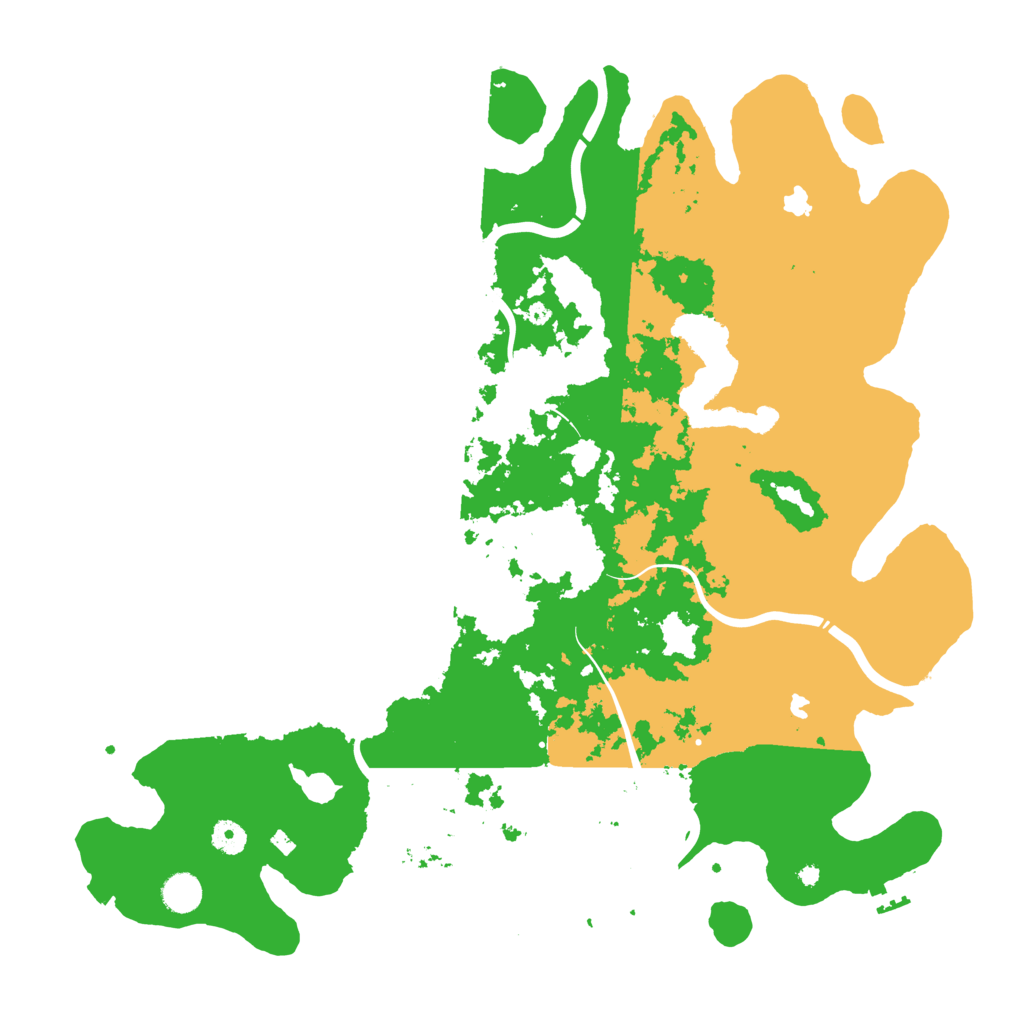 Biome Rust Map: Procedural Map, Size: 4500, Seed: 1074808789